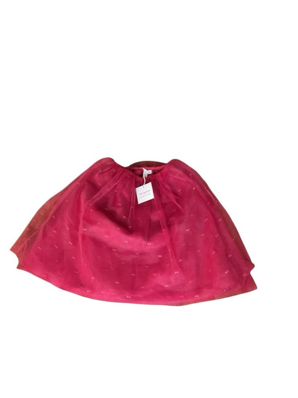New! JUNO VALENTINE by Janie  & Jack  Bow Printed Tulle Skirt Girls  Size 5